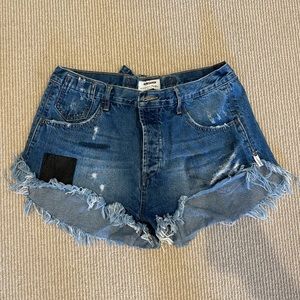 one teaspoon jean shorts